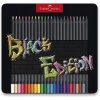 Farbičky Black Edition Faber-Castell 24 ks v kovovom obale Farbičky Black Edition Faber-Castell 24 ks v kovovom obale