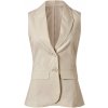 esmara® Dámska ľanová vesta béžová, 40 (100390843) esmara® Dámska ľanová vesta béžová, 40 (100390843)