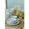 Asir | Jedálenská súprava 24 ks, biela/zlatá, kamenina | 275KRM2222 Asir | Jedálenská súprava 24 ks, biela/zlatá, kamenina | 275KRM2222