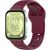 eses Silikonový vzorovaný remínek pro Huawei Watch Fit 3, 4 a 4 Pro - Vínový eses Silikonový vzorovaný remínek pro Huawei Watch Fit 3, 4 a 4 Pro - Vínový