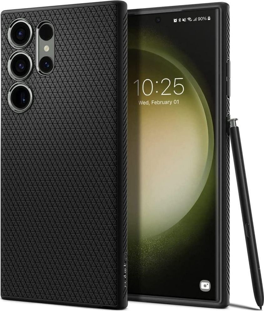 Púzdro Spigen Liquid Air Samsung Galaxy S23 Ultra čierne