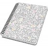 SIGEL Jolie Špirálový zošit 162x215 mm bodkovaný 60 listov tvrdá obálka Wild Hearts