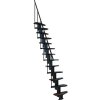 Schody priame Quatro orech čierny, 13 stupňov, šírka 65 cm Schody priame Quatro orech čierny, 13 stupňov, šírka 65 cm