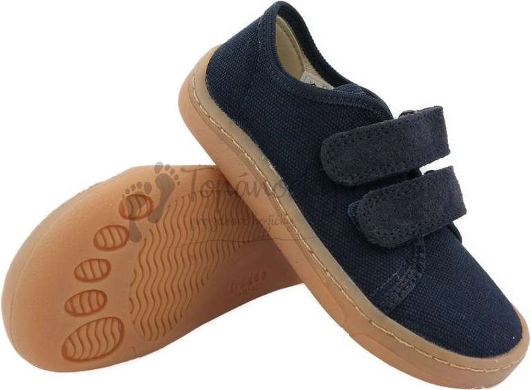 Froddo detské barefoot plátenky G1700379-8 dark blue