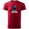 Sablio Tričko s potlačou BLACK PANTHER - červené M Sablio Tričko s potlačou BLACK PANTHER - červené M