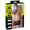 NEK Pánske boxerky čierne S so zlatým zipsom a elastickými vsadkami NEK Pánske boxerky čierne S so zlatým zipsom a elastickými vsadkami