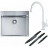 Súprava nerezový drez Franke Box 127.0369.295, kuchynská batéria Franke Lina 115.0626.024 Súprava nerezový drez Franke Box 127.0369.295, kuchynská batéria Franke Lina 115.0626.024