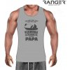 Pánske tielko RANGER® - motív Rybárčenie 19 Svetlošedá 3XL Pánske tielko RANGER® - motív Rybárčenie 19 Svetlošedá 3XL