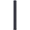 G21 Stĺpik pre plotové pole 10x169 cm s patkou, antracitový G21 Stĺpik pre plotové pole 10x169 cm s patkou, antracitový