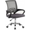 Tempo Kondela Kancelářská židle DEX 4 NEW šedá/ černá Tempo Kondela Kancelářská židle DEX 4 NEW šedá/ černá