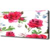 Moderný obraz canvas na ráme Červené ruže 100x50 cm Moderný obraz canvas na ráme Červené ruže 100x50 cm
