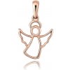 MINET JMG0274WRP00 - Elegantný zlatý prívesok z ružového zlata anjel Au 585/1000 0,55g MINET JMG0274WRP00 - Elegantný zlatý prívesok z ružového zlata anjel Au 585/1000 0,55g