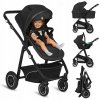 Kočík 3v1 Lionelo Bianka ČIERNY ONYX Kočík 3v1 Lionelo Bianka ČIERNY ONYX