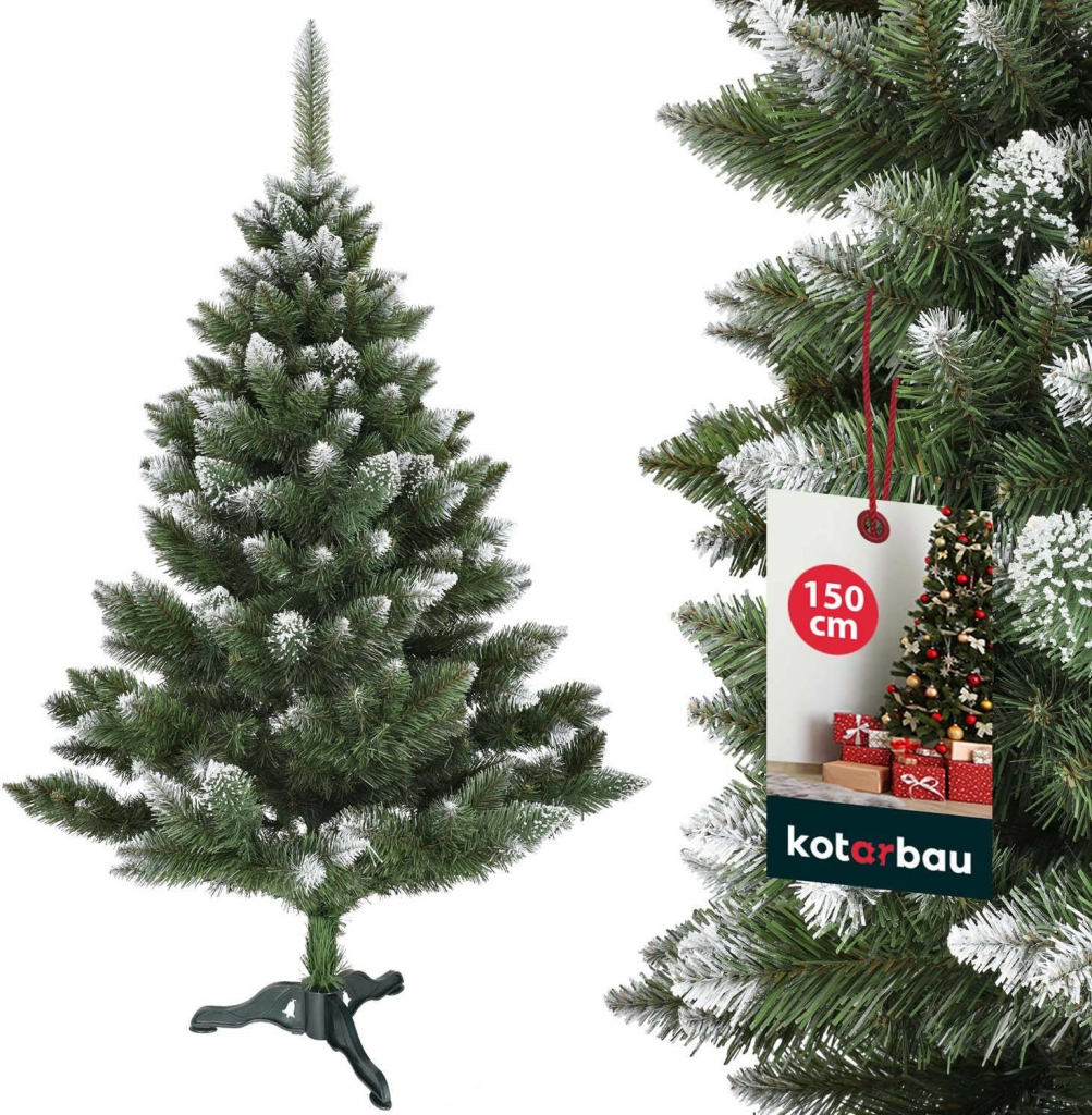 Supplies vianočný stromček Jedľa 150 cm zasnežené konce
