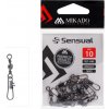 Obratlík s karabinou Mikado Barrel Swivel - With Safety Snap /10ks Veľkosť: veľ. 10 Obratlík s karabinou Mikado Barrel Swivel - With Safety Snap /10ks Veľkosť: veľ. 10