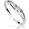 Cutie Jewellery Jemný zásnubný prsteň z bieleho zlata Z6814-1633-10-X-2 61 mm Cutie Jewellery Jemný zásnubný prsteň z bieleho zlata Z6814-1633-10-X-2 61 mm