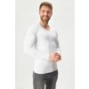 MEN-A Pánske bavlnené tričko MEN-A Roman II biela S MEN-A Pánske bavlnené tričko MEN-A Roman II biela S