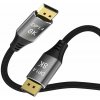 PremiumCord DisplayPort 1.4 přípojný kabel 32,4Gbit/s, rozlišení 8K, kovové a zlacené konektory, 3m PremiumCord DisplayPort 1.4 přípojný kabel 32,4Gbit/s, rozlišení 8K, kovové a zlacené konektory, 3m
