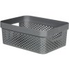 CURVER INFINITY 11L 36 x 27 x 14 cm, recyklovaný plast, tmavo sivý 04750-G43