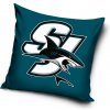 TipTrade Velurový Polštář NHL Color San Jose Sharks 40x40 TipTrade Velurový Polštář NHL Color San Jose Sharks 40x40