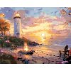 ZUTY Maľovanie podľa čísel - TÁBORÁK NA PLÁŽI, MAJÁK A ZÁPAD SLNKA Rámovanie: vypnuté plátno na rám, Rozmer: 80x100 cm ZUTY Maľovanie podľa čísel - TÁBORÁK NA PLÁŽI, MAJÁK A ZÁPAD SLNKA Rámovanie: vypnuté plátno na rám, Rozmer: 80x100 cm