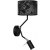 Milagro | Nástenná lampička SATINO 1xE27/40W/230V + 1xGU10/MR11/7W čierna/šedá | MI1443 Milagro | Nástenná lampička SATINO 1xE27/40W/230V + 1xGU10/MR11/7W čierna/šedá | MI1443