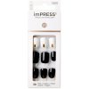 Kiss imPRESS Samolepiace nechty Nails Midnight Drive 30 ks