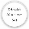 Sada O-kroužků / těsnění 20x1 mm (5ks) Sada O-kroužků / těsnění 20x1 mm (5ks)