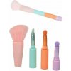 Štetec na make-up 4 v 1 (Kompaktná sada štetcov na líčenie vhodná na cestovanie aj každodenné používanie) Štetec na make-up 4 v 1 (Kompaktná sada štetcov na líčenie vhodná na cestovanie aj každodenné používanie)
