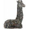 Dekoračná figúrka žirafa, 53,9 cm, šedá, X6983 Dekoračná figúrka žirafa, 53,9 cm, šedá, X6983