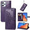 Peňaženkové kožené puzdro Mandala na Xiaomi Redmi 12 - Fialová Peňaženkové kožené puzdro Mandala na Xiaomi Redmi 12 - Fialová