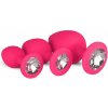 EasyToys Diamond Plug Set Pink, 3 silikónové análne kolíky EasyToys Diamond Plug Set Pink, 3 silikónové análne kolíky