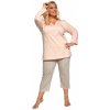 Dámske pyžamo 766/358 Cindy plus - CORNETTE lososová 3XL Dámske pyžamo 766/358 Cindy plus - CORNETTE lososová 3XL