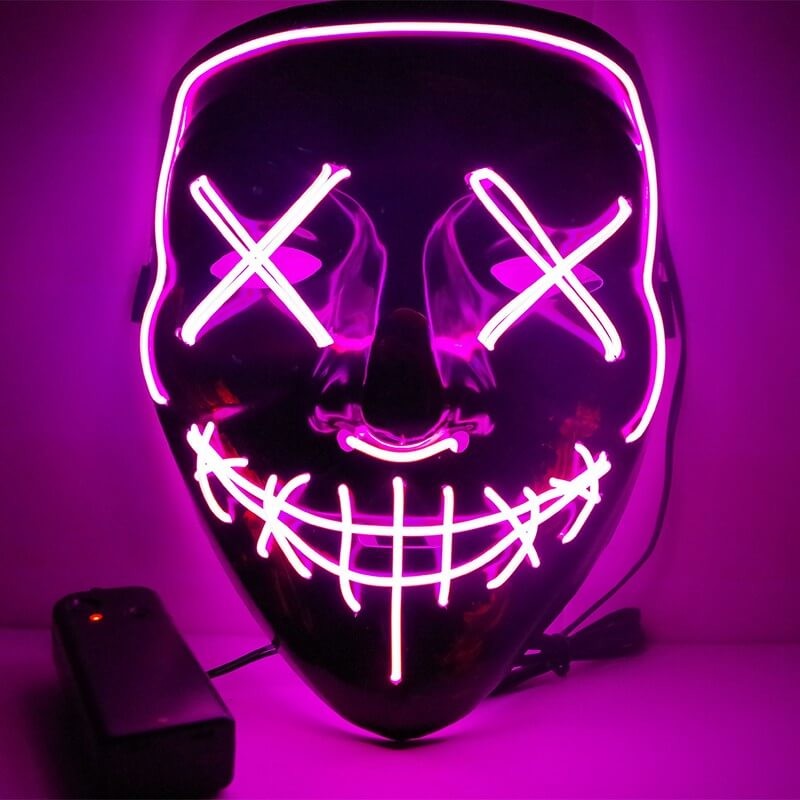 Purge Maska LED ružová