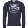 Jack & Jones Mikiny JJJEANS Modrá Jack & Jones Mikiny JJJEANS Modrá