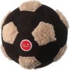 Dog Fantasy Snuggle hračka pískacia lopta 15 cm mix farieb