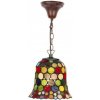 Závesná Tiffany lampa Ø16 LAMPION Závesná Tiffany lampa Ø16 LAMPION