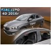 Deflektory Heko Fiat Tipo Sedan, HTB, Cross od 2016 (+zadné) Deflektory Heko Fiat Tipo Sedan, HTB, Cross od 2016 (+zadné)