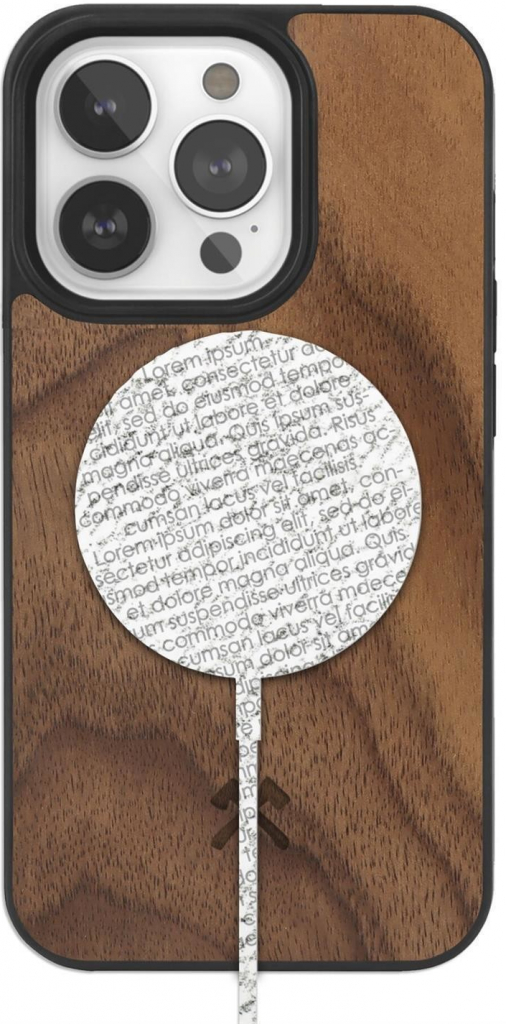 Púzdro Woodcessories Bumper Case MagSafe iPhone 14 Pro Max - Walnut