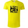 Tachometer 50 - Tričko z organickej bavlny - XL ( Citrónová ) Tachometer 50 - Tričko z organickej bavlny - XL ( Citrónová )