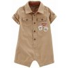 CARTER'S Overal letný krátky rukáv Khaki Adventure chlapec NB/ veľ. 56 CARTER'S Overal letný krátky rukáv Khaki Adventure chlapec NB/ veľ. 56
