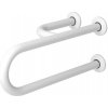 Faneco Pevné madlo pre invalidov, 3 podpery, ľavé 600 mm, biela oceľ Faneco Pevné madlo pre invalidov, 3 podpery, ľavé 600 mm, biela oceľ