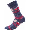 Dámske ponožky z vlny vianočné tmavo modré, veľ. UNI Dámske ponožky z vlny vianočné tmavo modré, veľ. UNI