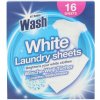 At Home Wash Laundry Sheets White 16 ks At Home Wash Laundry Sheets White 16 ks