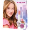 Dermacol Kiss Dermacol Think Pink olej na pery 4 ml + Dermacol Kiss & Sleep nočná maska na pery 12 g + Dermacol Kiss & Care peeling na pery z bambusu 12 ml