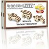 WOODEN CITY 3D puzzle mini sada Widgets: Historické vozidlá 35 dielikov WOODEN CITY 3D puzzle mini sada Widgets: Historické vozidlá 35 dielikov