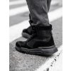 Ombre Men's ankle sneaker boots with sculpted sole - black čierna 41 Ombre 5907064024322 Ombre Men's ankle sneaker boots with sculpted sole - black čierna 41 Ombre 5907064024322