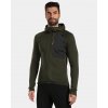 Kilpi pánsky vlnený sveter na zips MERINI-M tmavo zelená Kilpi pánsky vlnený sveter na zips MERINI-M tmavo zelená