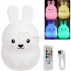 Detská dobíjacia RGB lampička s ovládačom 18cm - BIELY ZAJAČIK Detská dobíjacia RGB lampička s ovládačom 18cm - BIELY ZAJAČIK