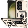 Gumený kryt FOLDING Camshield na Samsung Galaxy S24 Ultra 5G - Zlatá Gumený kryt FOLDING Camshield na Samsung Galaxy S24 Ultra 5G - Zlatá